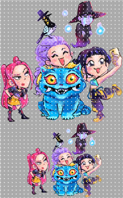 Keychain sticker-Y 1331